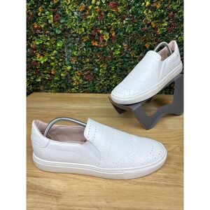 Kate Spade New York‎ Azores White Leather Loafers Slip On Flats Womens 10B GUC